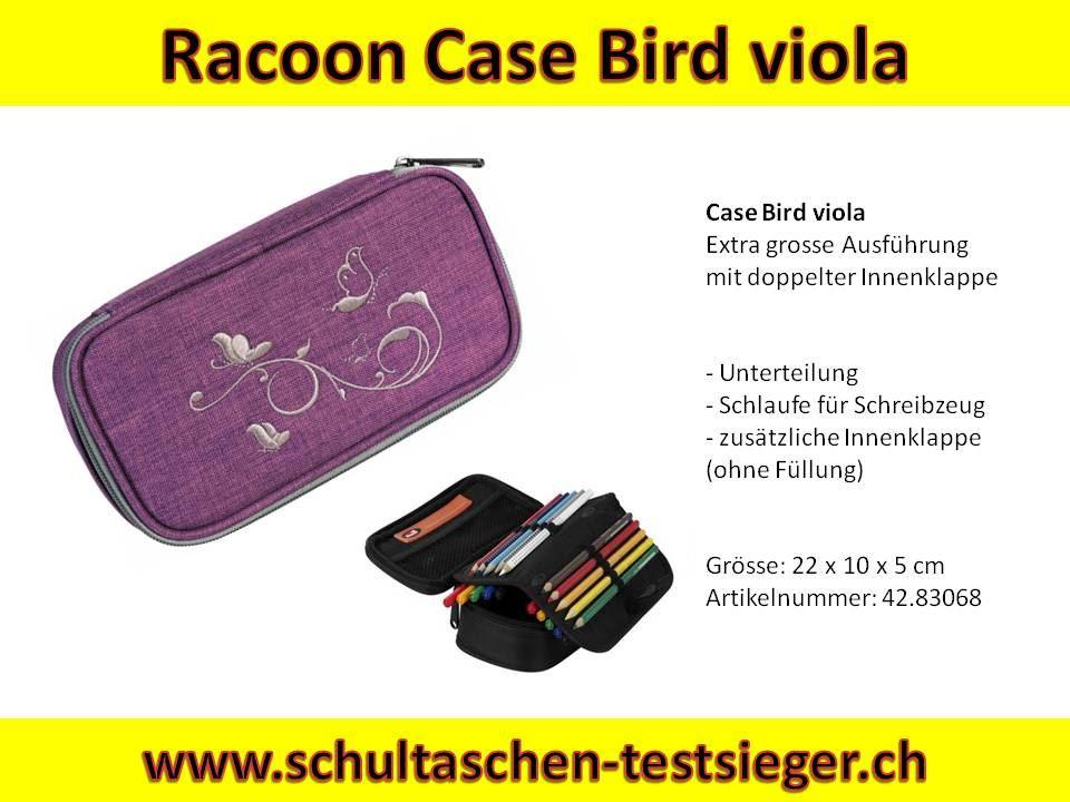Racoon Case Bird viola Extra gross
