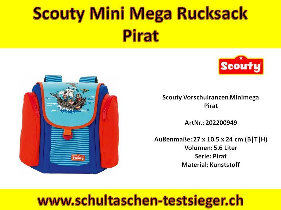 Scouty Minimega Pirat Kinderrucksack
