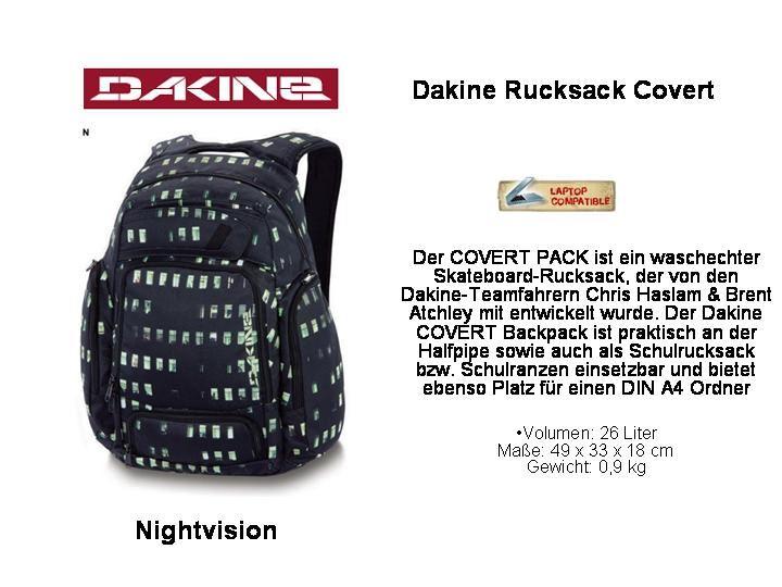 DAKINE Rucksack Covert Nightvision