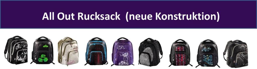 All Out Rucksack  neue Konstruktion A