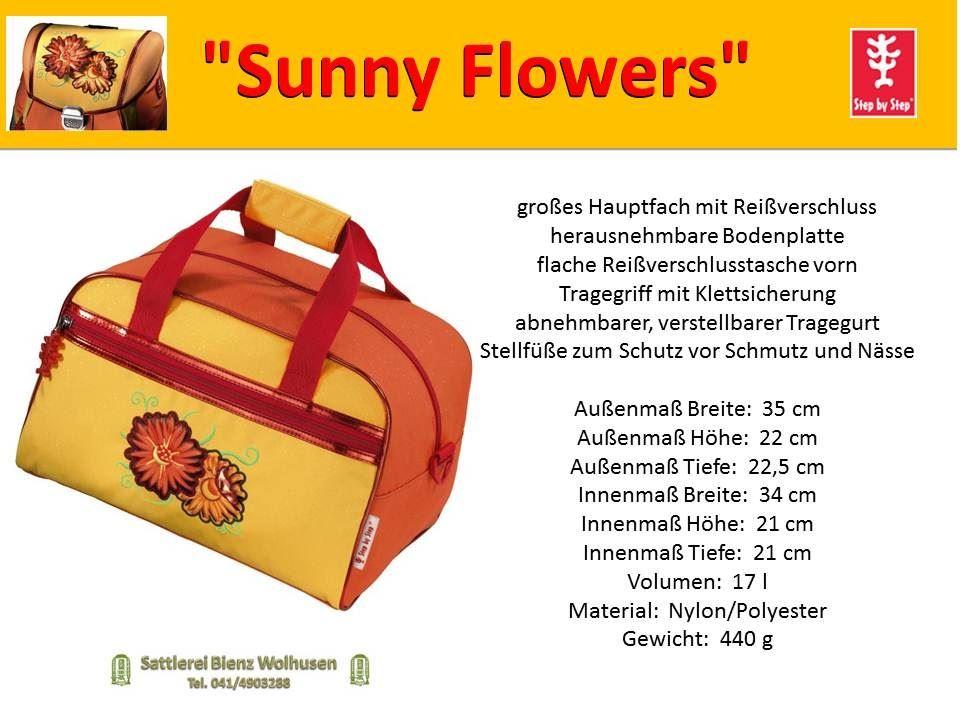 Step by Step Sporttasche Sunny Flowers