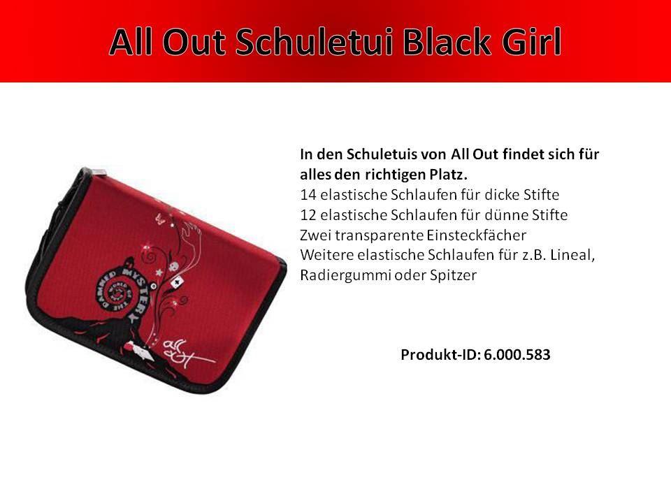 All Out Schuletui Black Girl