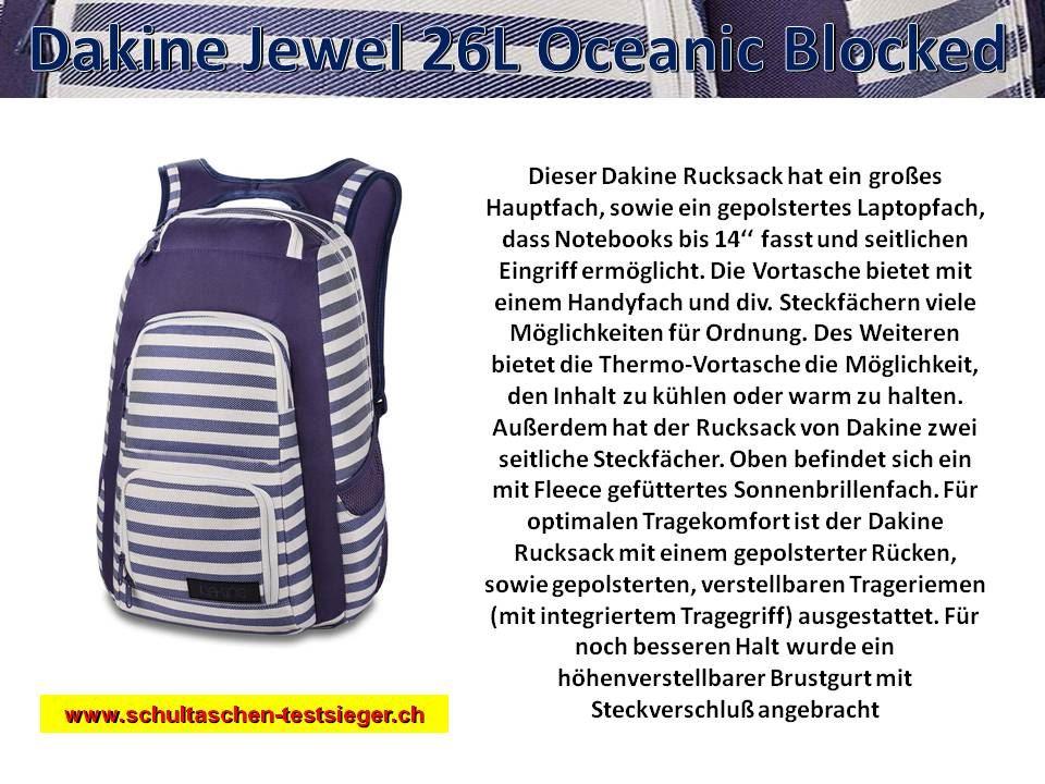 Dakine Rucksack Jewel 26L Oceanic Blocked