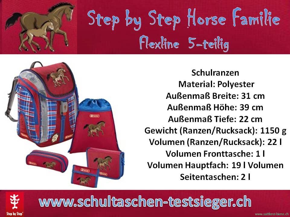 Step by Step Horse Famile Flexline Schulranzen-Set