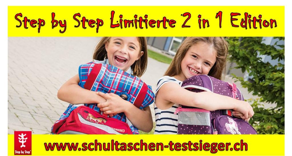 Step by Step 2in1 Limitierte Edition Schultaschen