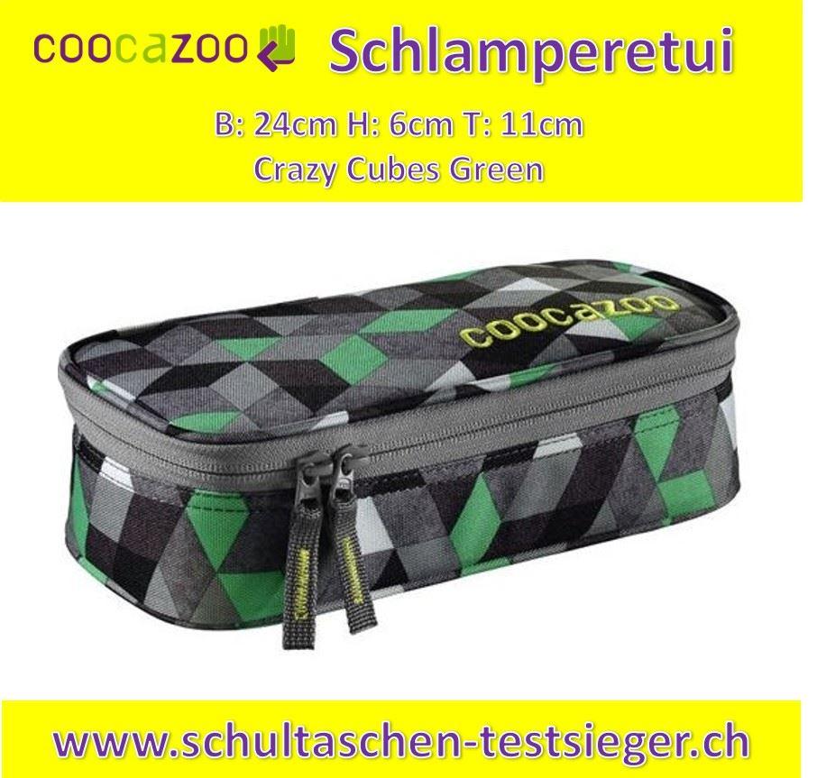Coocazoo Crazy Cubes Green Schlamperetui