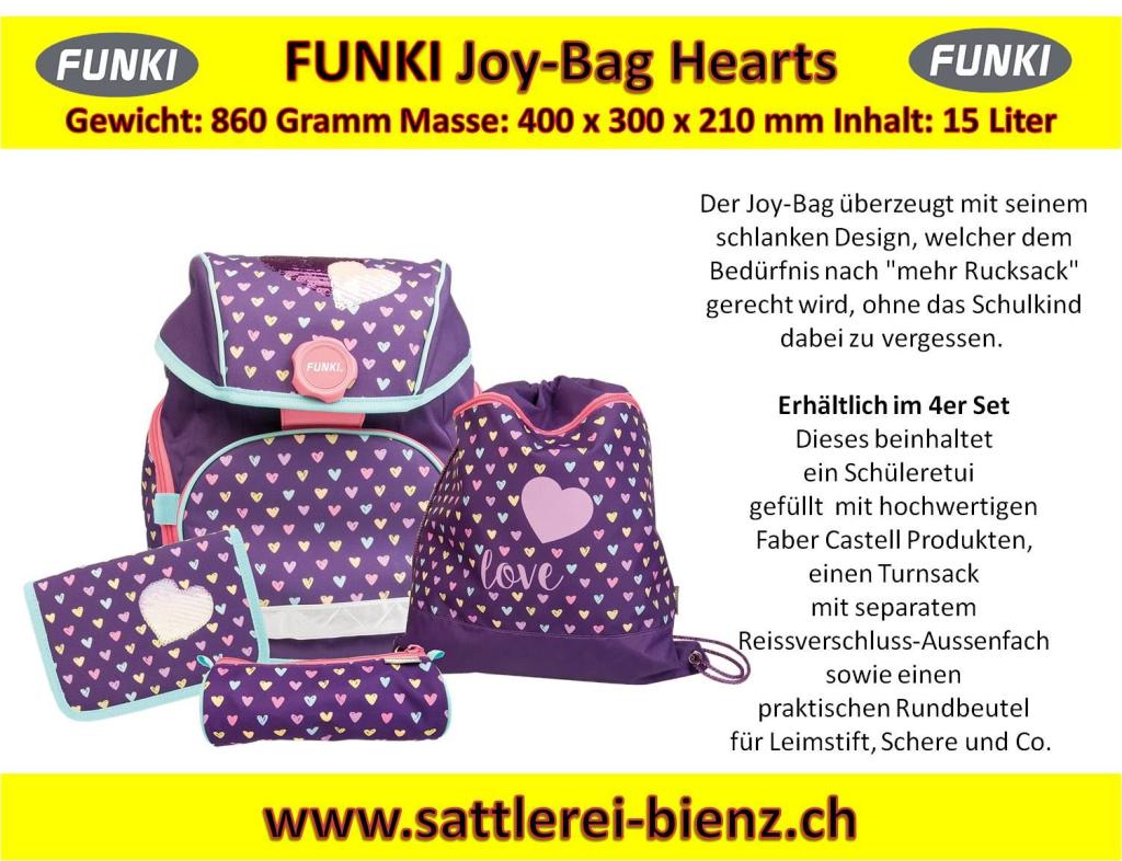 Funki Hearts Joy-Bag Schultasche