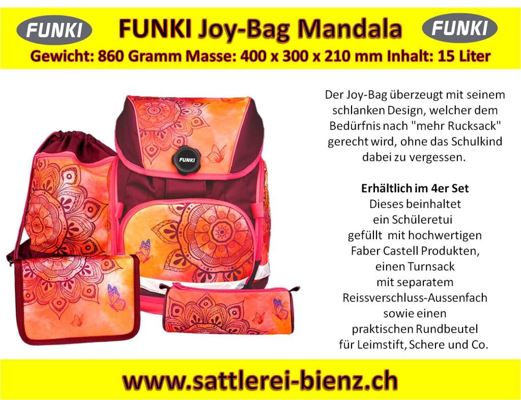 Funki Mandala Joy-Bag Schultasche