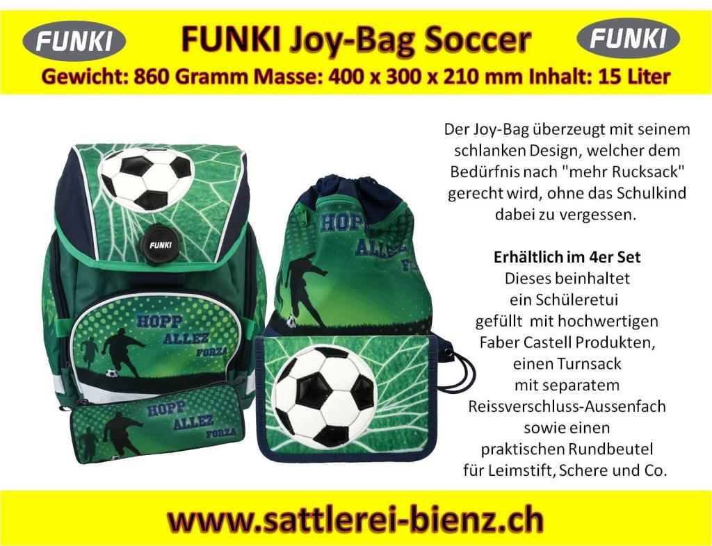 Funki Soccer Joy-Bag Schultasche