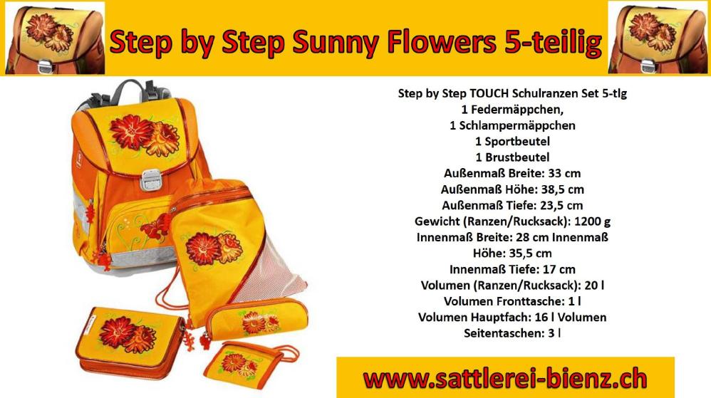 Step by Step Touch Sunny Flowers 5 teiliges Set.