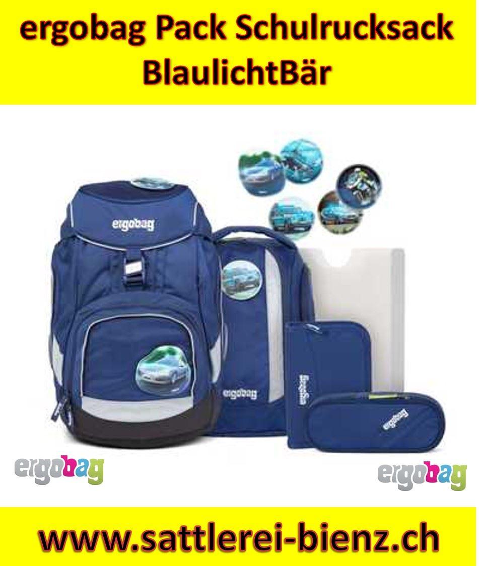 ergobag BlaulichtBär Pack Schulrucksack