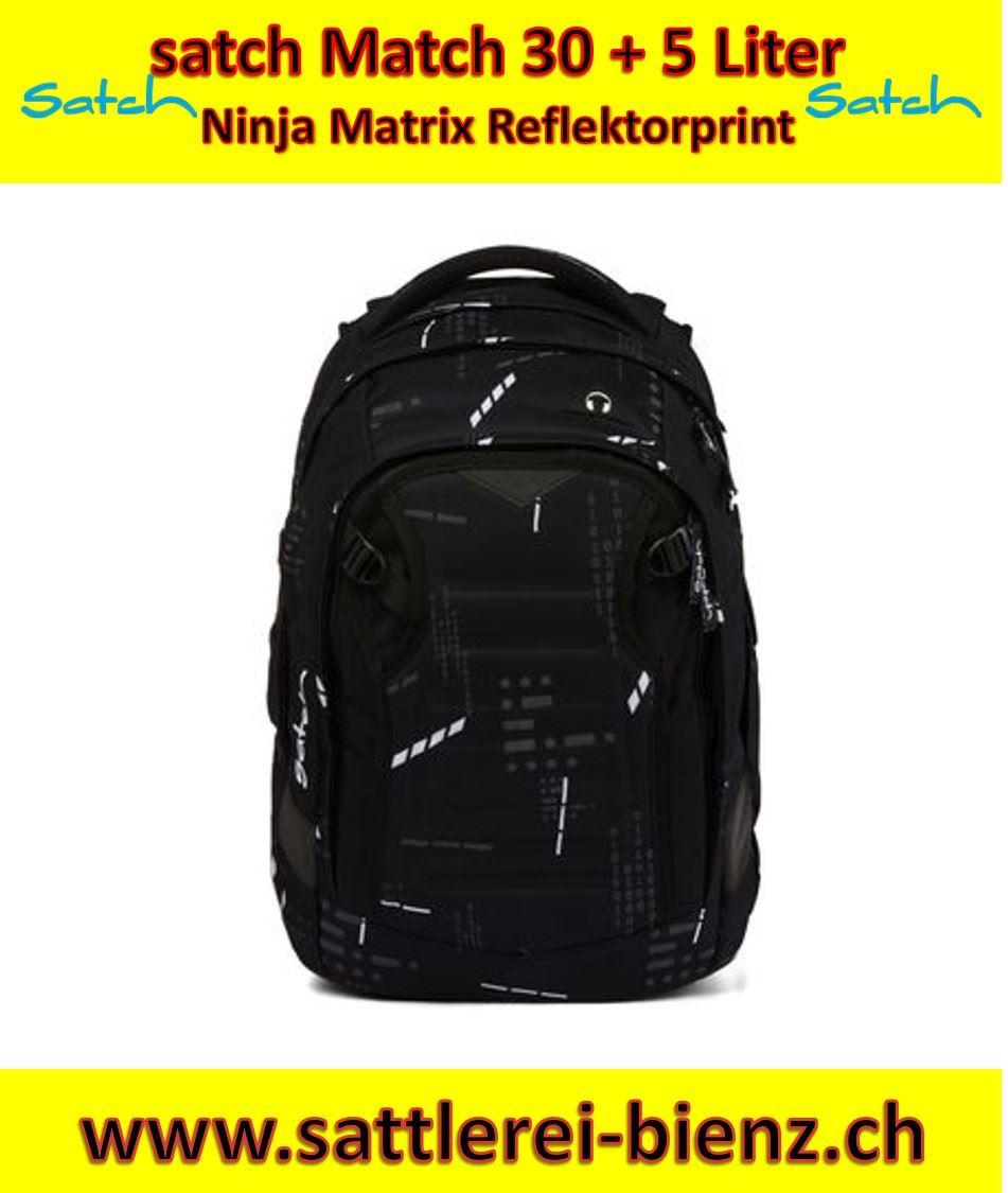 Satch Match Ninja Matrix Reflektorprint Rucksack
