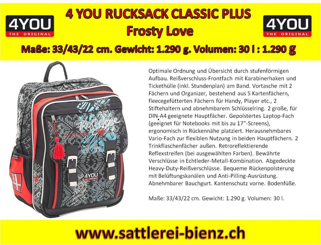 4YOU Frosty Love RUCKSACK CLASSIC PLUS