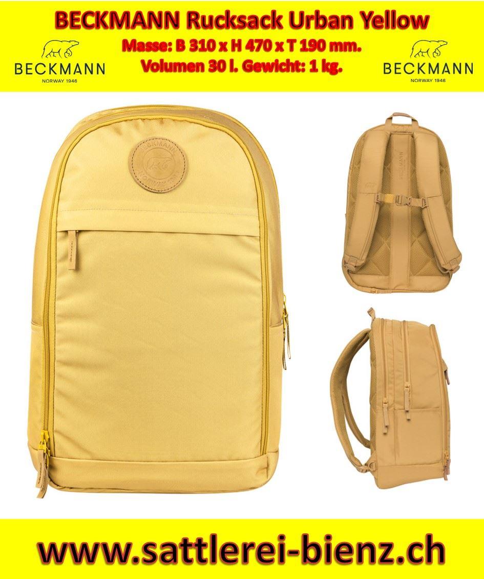 BECKMANN  Yellow Urban Rucksack
