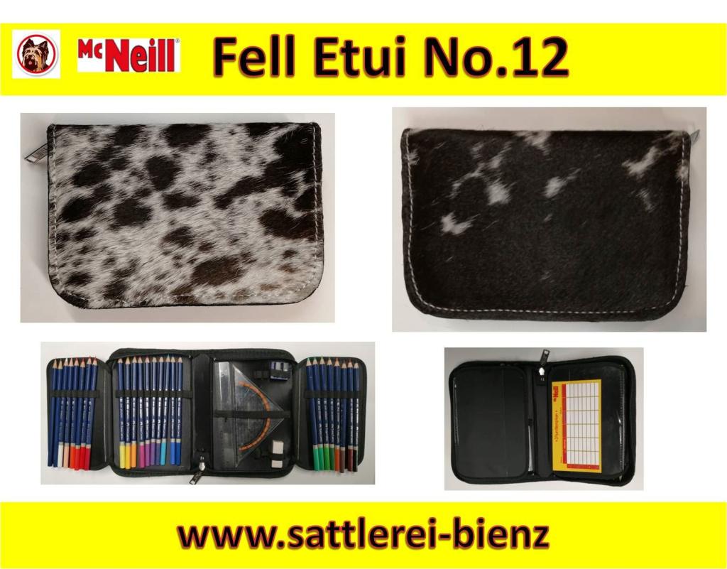 Fell Etui Federmäpchen (GEFÜLLT) No.12