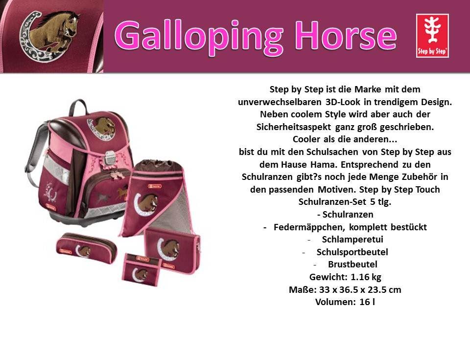 Step by Step Galoping Horse