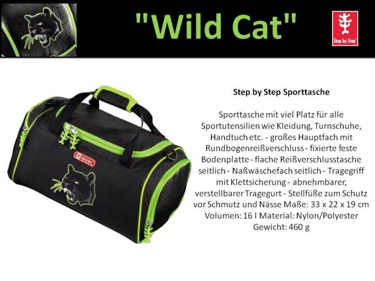 Step by Step Sporttasche Wild Cat